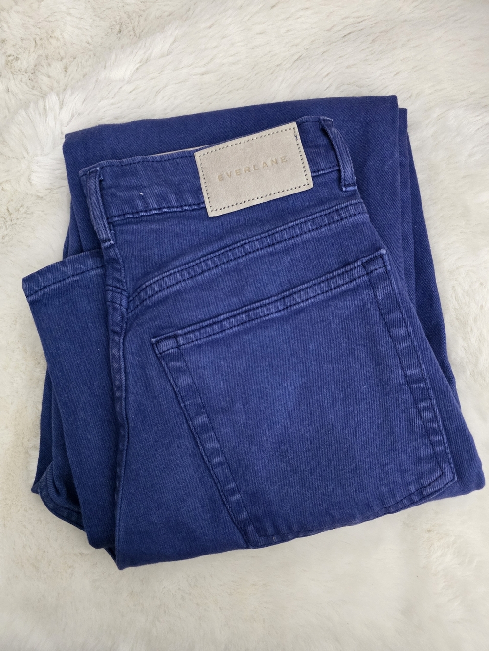NEW Everlane The Way High Straight-Leg Jeans in Deep Blue 26 Tall - Picture 6 of 12